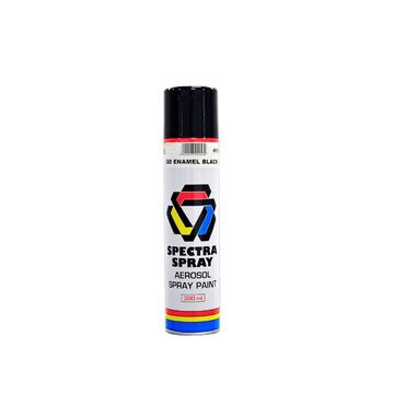 Spectra Spray - Spray Paint - 300ml - Enamel Black