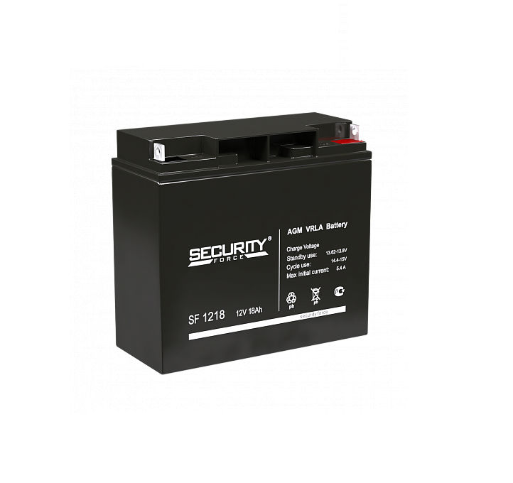 Security Force 12V 18Ah AGM Battery