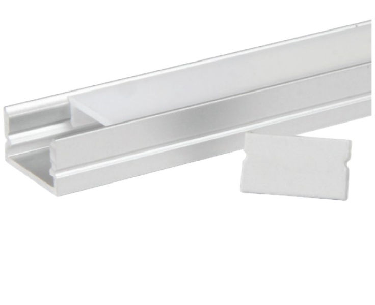 ALUMINUM EXTRUSION & LENS ( 14X8X3000 MM)
