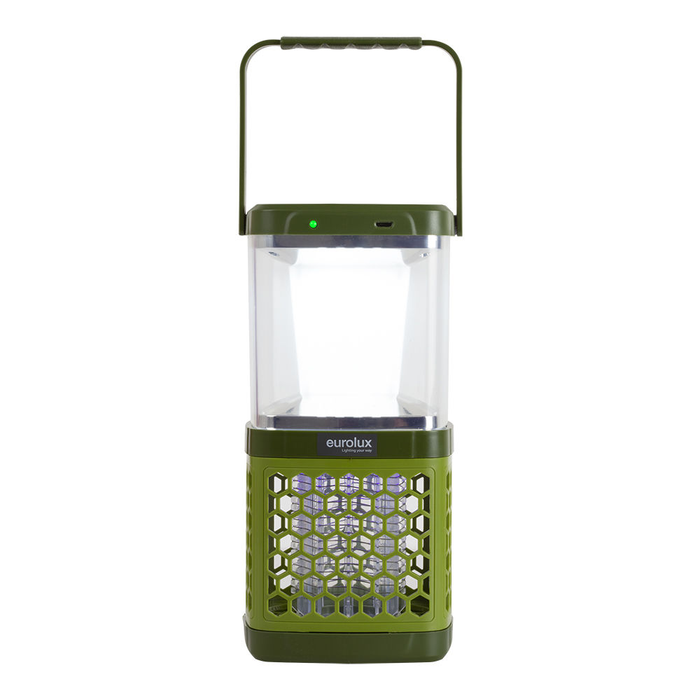 Insect Killer - Rechargeable - Camping - Green - LED 5w - 2 Pack