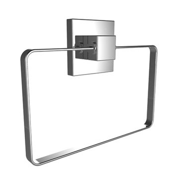Fusion-Loc - Suction - Towel Ring - Silver