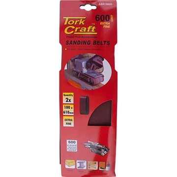 Sanding Belt 100 X 610Mm 600Grit 2/Pack