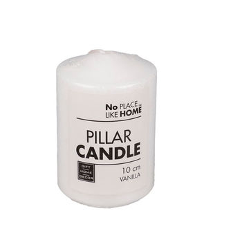 Pillar Candles - Scented - White - 10cm x 7cm - 8 Pack
