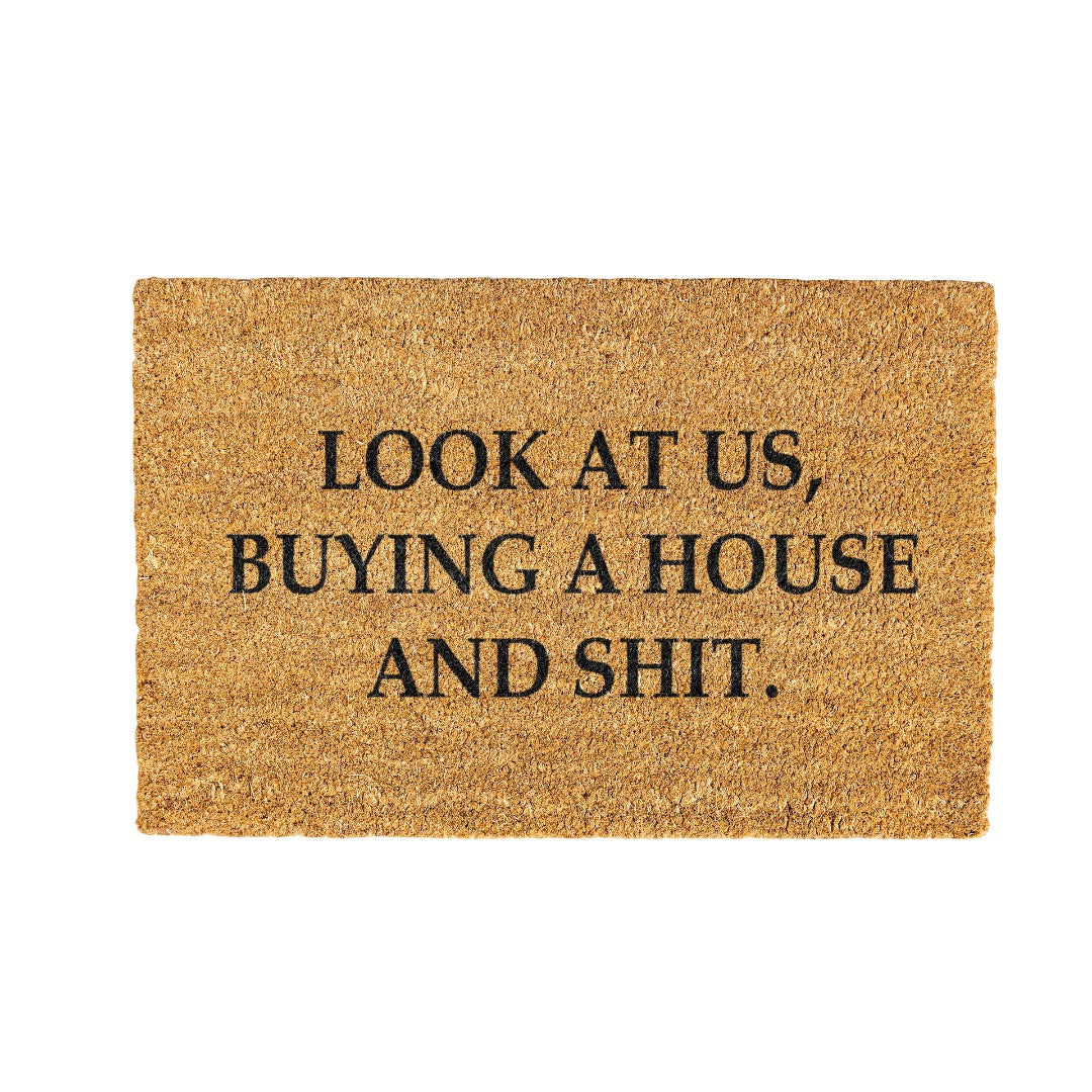 Look at us Coir Doormat Design 700 x 400 mm