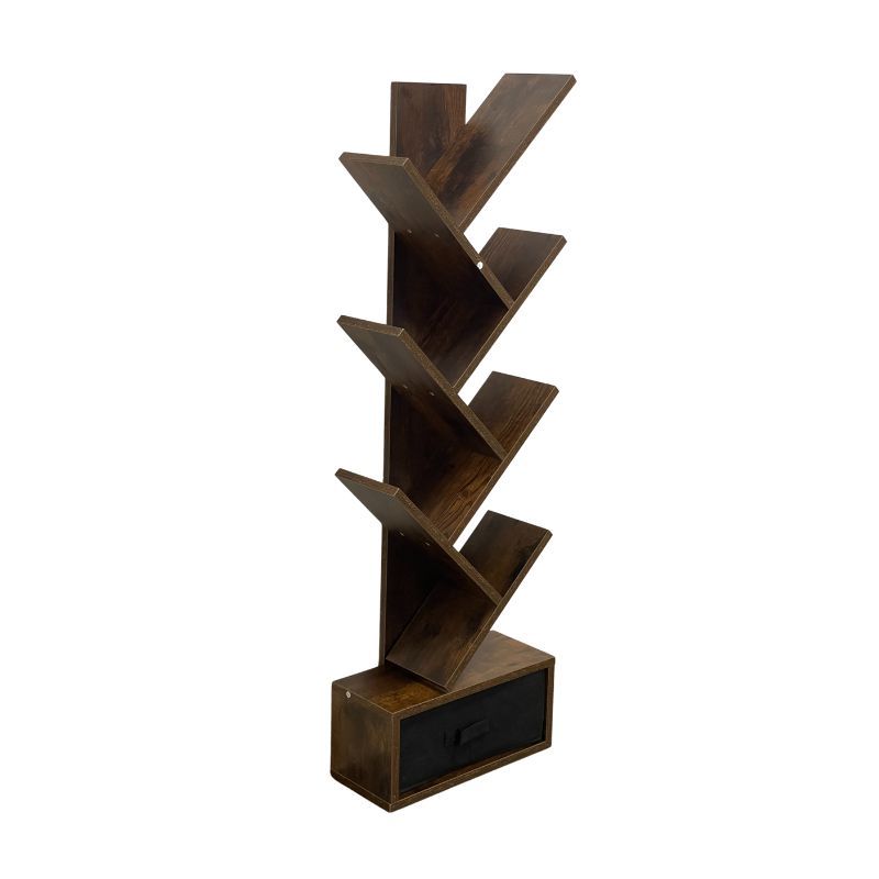 Bragg Lagos Bookcase Storage Tree, Brown