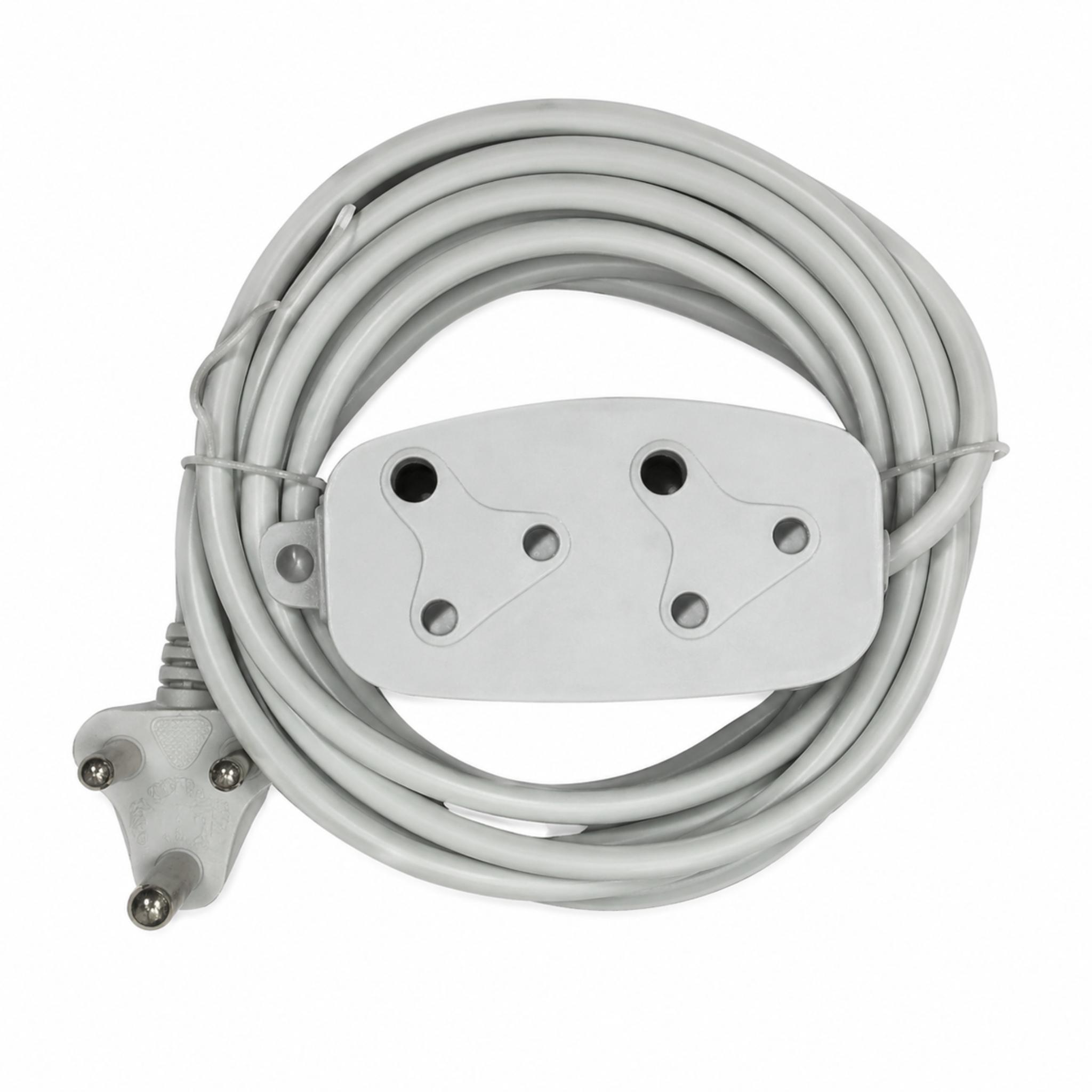 Electrosense Side by Side 10A 10m Extension Cord White
