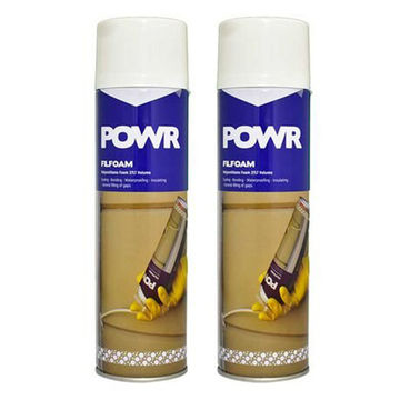 POWR Polyurethane Foam Filler (Filfoam) 500ml ( 2 Pack )