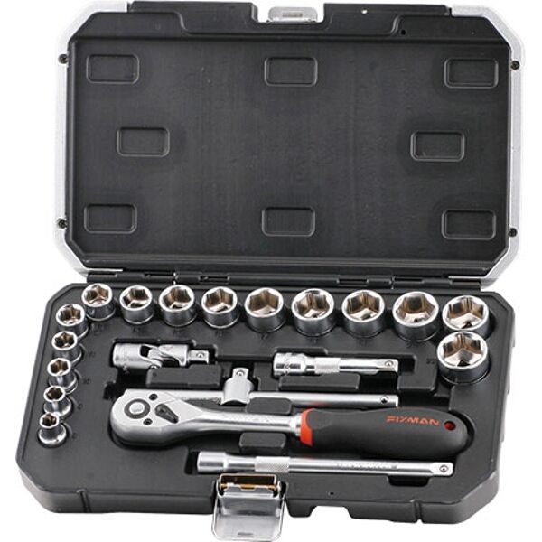 Fixman Socket Drive Set 20 Pc X 3/8"