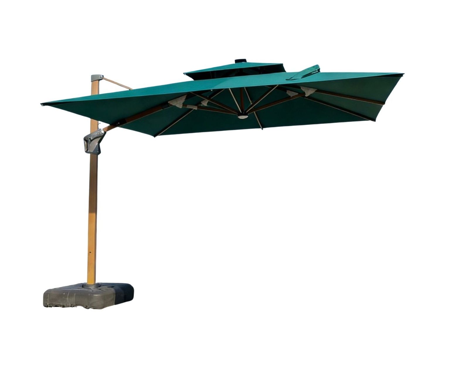 Green Cantilever Patio Umbrella