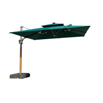 Green Cantilever Patio Umbrella