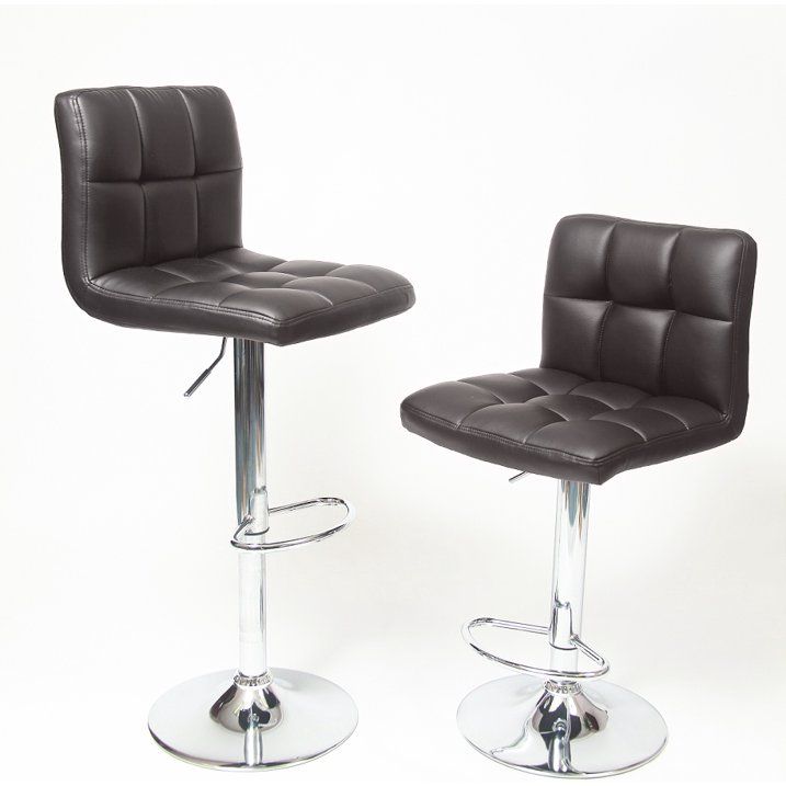 Bar Stools / Kitchen Counter Breakfast Chair/s- Brown- 2 Pack