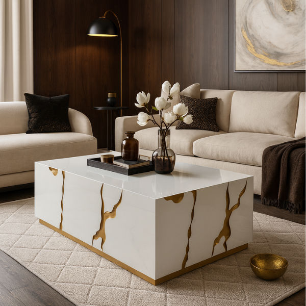 Louisiana Luxe Coffee Table White
