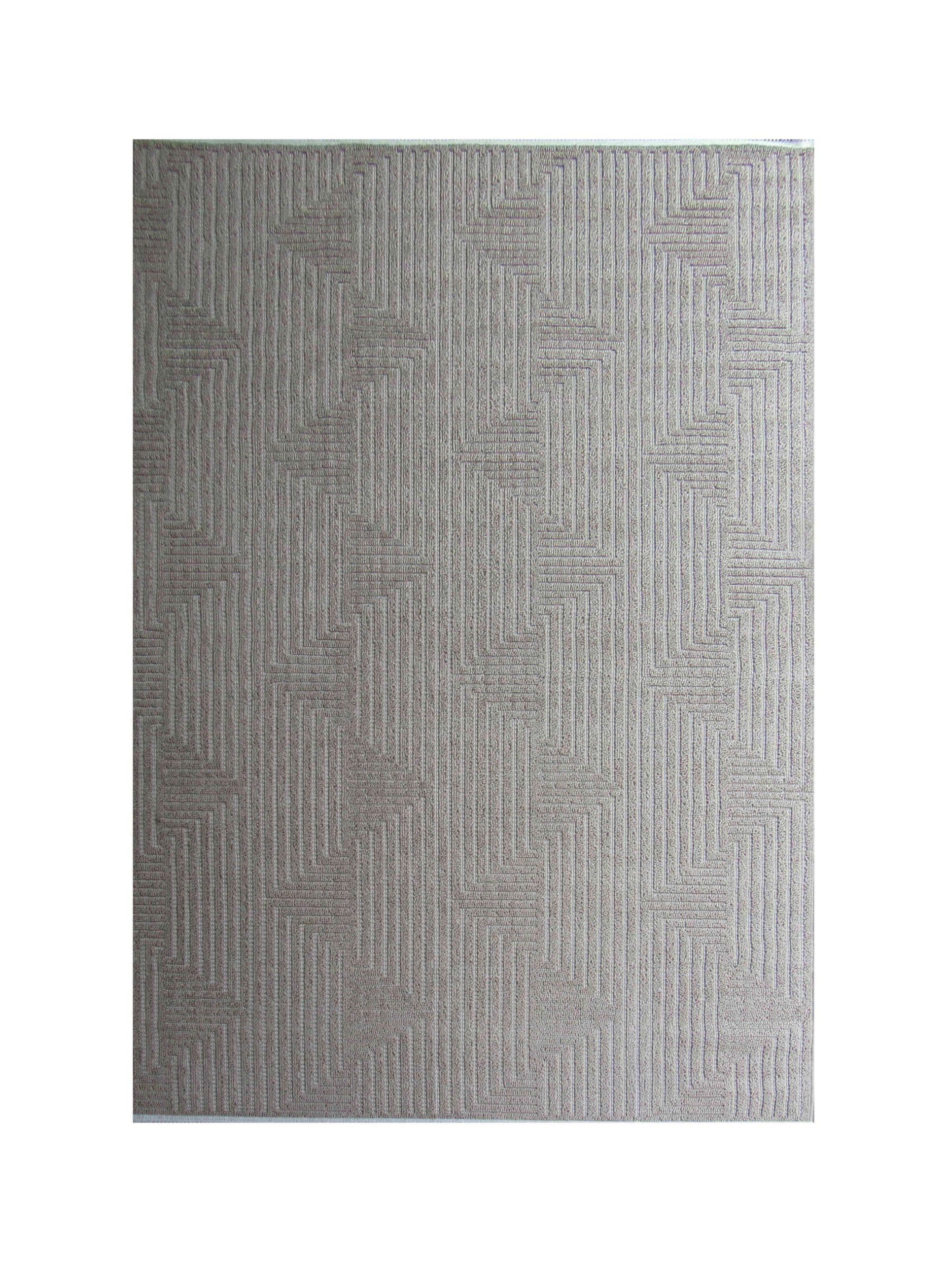 BK Carpets & Rugs – Modern Abstract Textured Rug – Beige- 2m x 2.9m