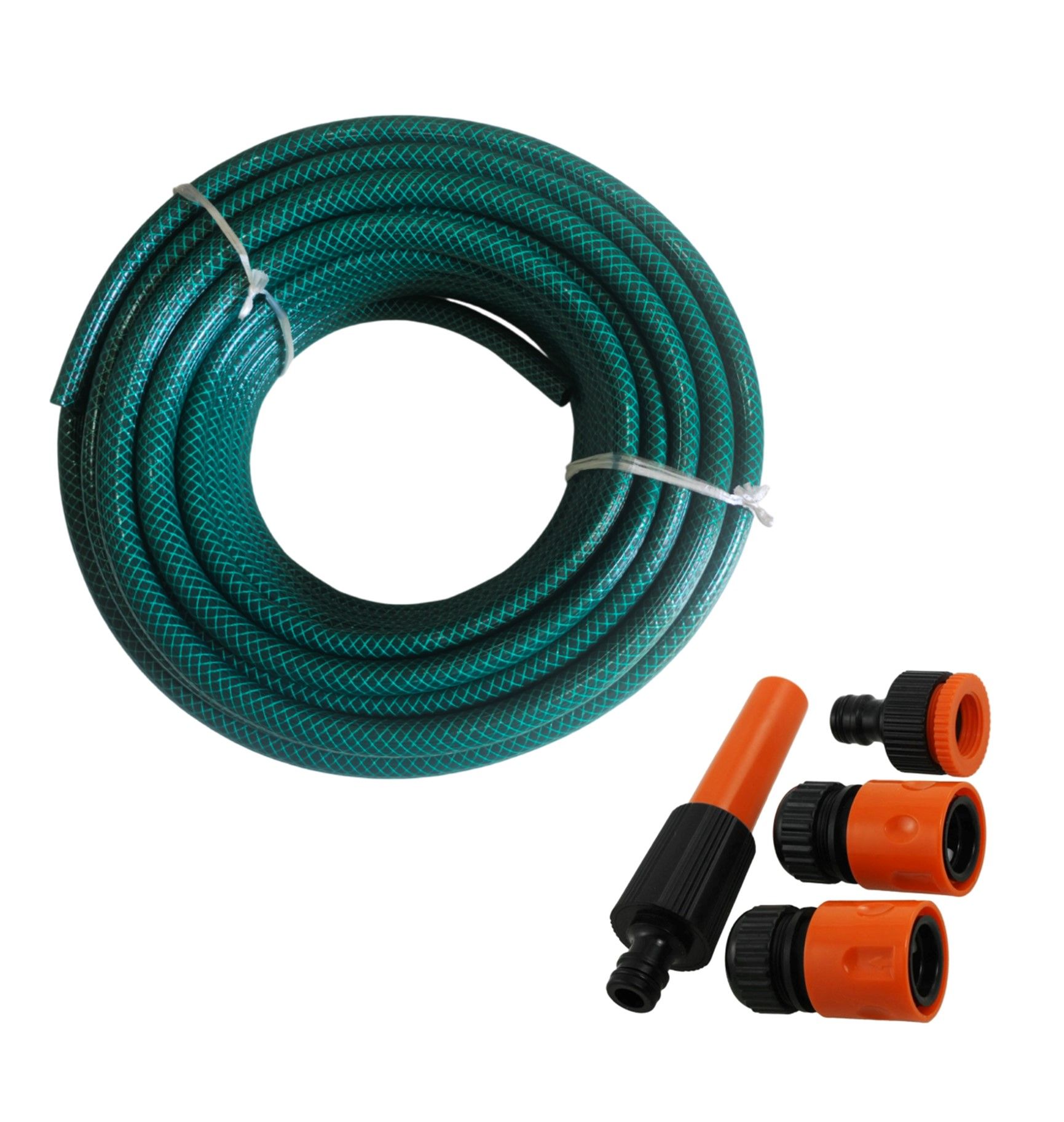 NT TOOLS Garden Hose Pipe 12mm x 20m with Fittings