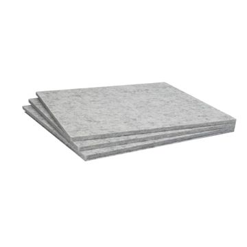 Acoustic Panels Echo-Less Polyester Fibre Grey 60301.2cm (Pack of 3)