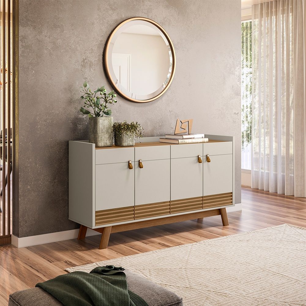 Abruzzo Buffet-Almond/Off White