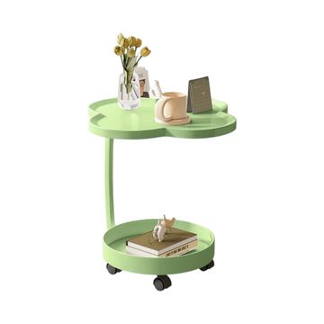 Four-Leaf Clover Pulley Side Table-GREEN
