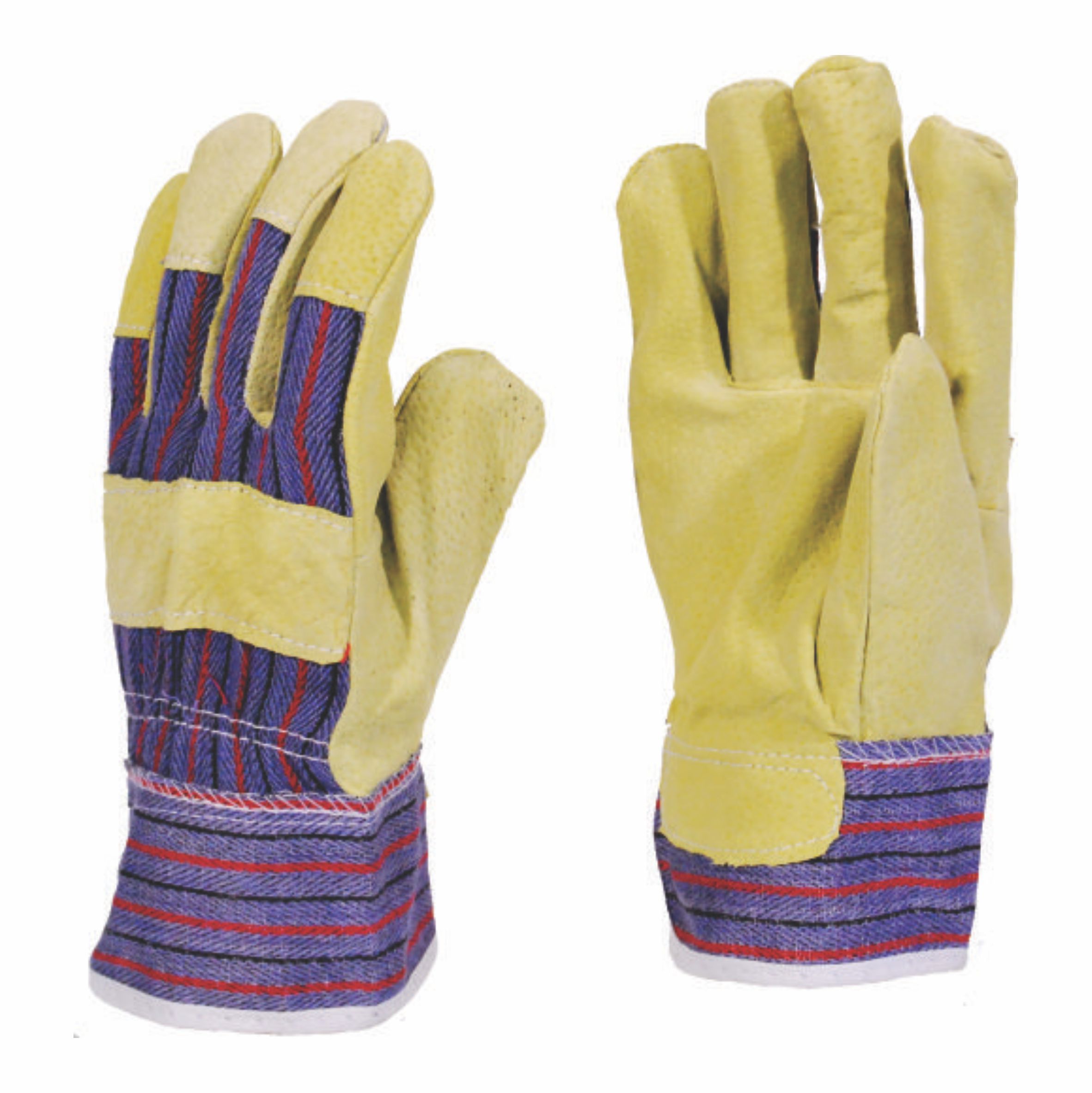 CANDY STRIPE PIG SKIN GLOVES