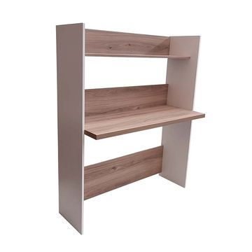 Stirling Wall Desk - White & Sahara