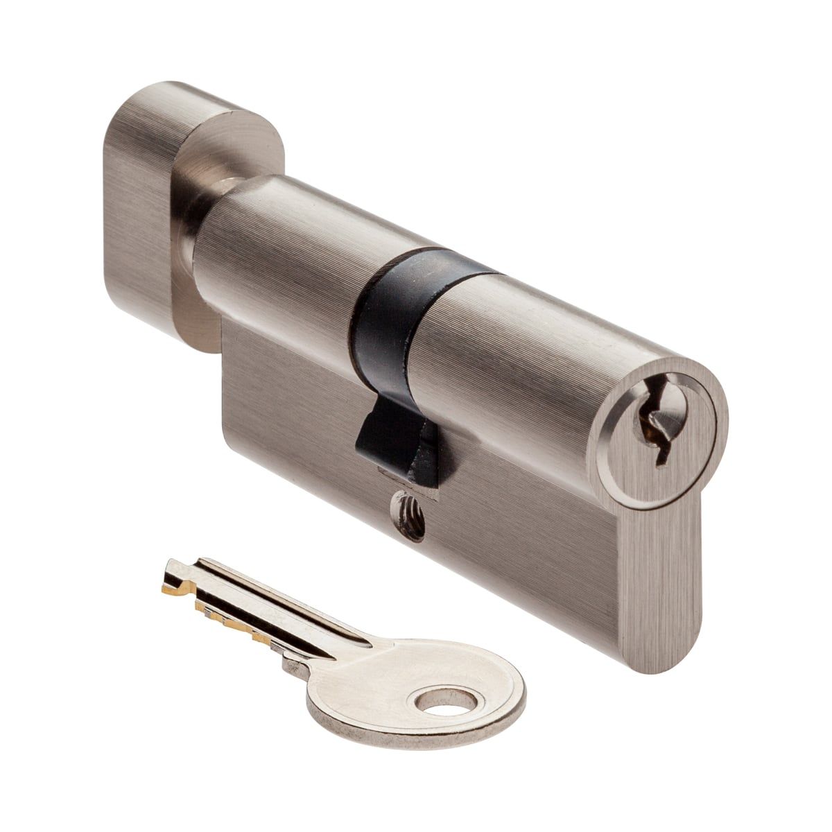 KNOB CYLINDER NICKEL 65mm