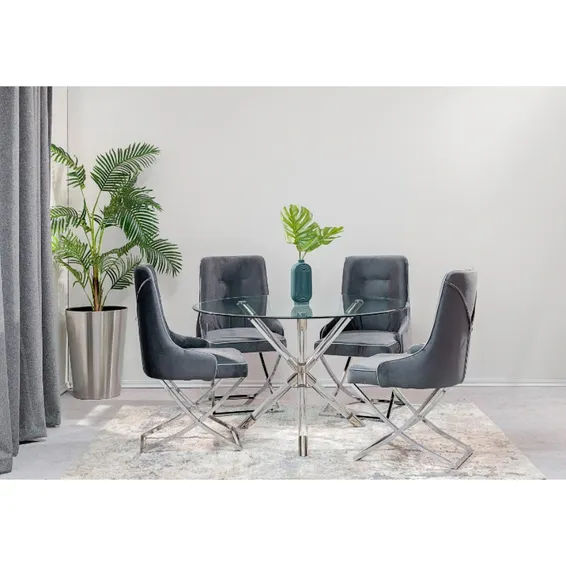 KCW FURN Leo 4 seater dining set