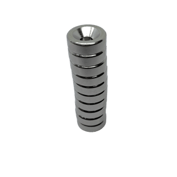 Rare Earth Ring Magnet Od15xi5 x 5mm C/S - 10 Pack