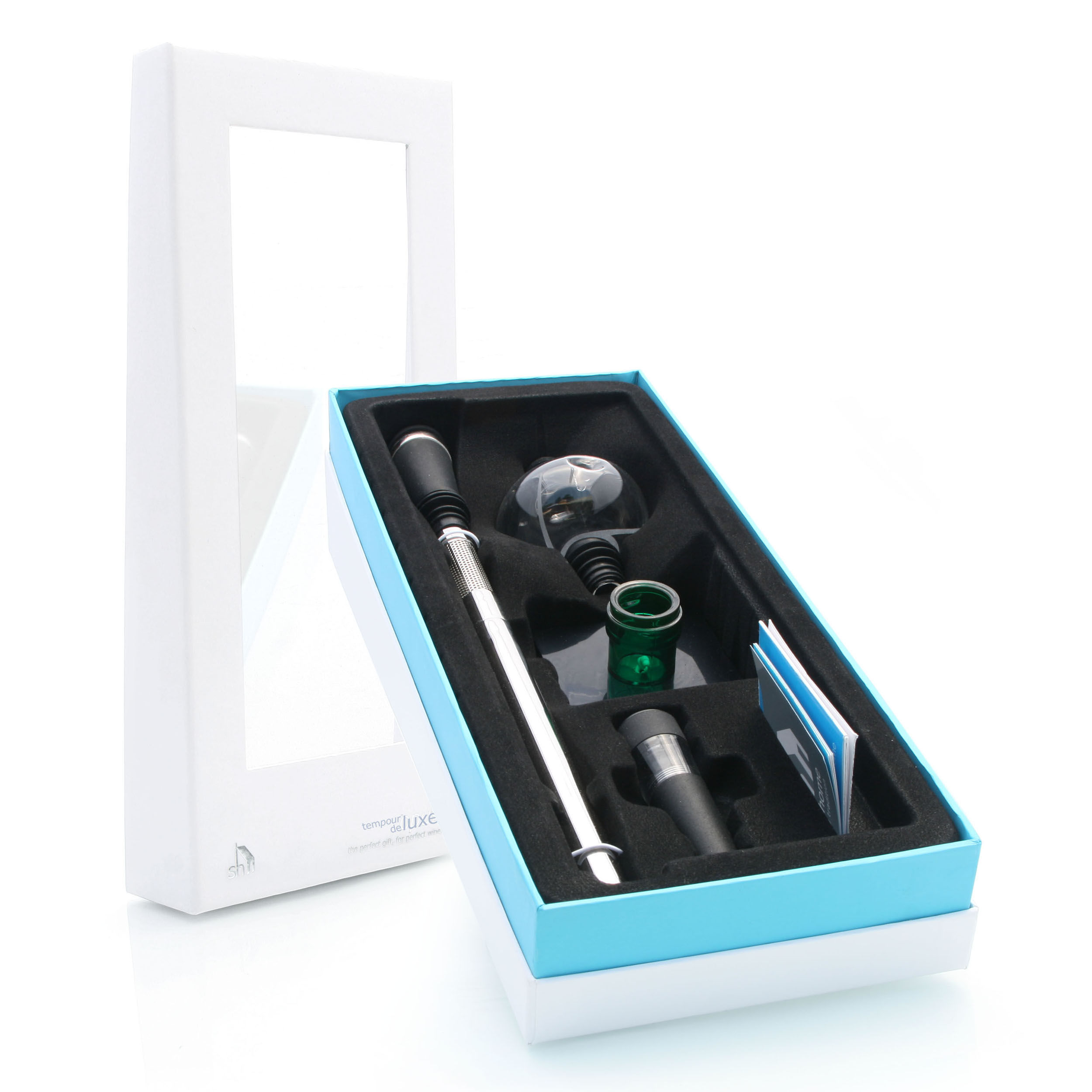 Soireehome Deluxe Wine Accessory Gift Set - Soiree, Stopair & Tempour