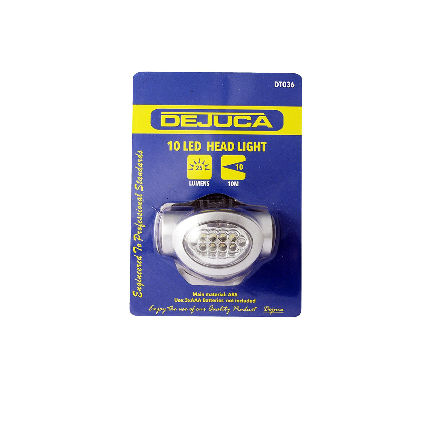 Dejuca - Head Lamp - 10 Led + Batteries - 6 Pack
