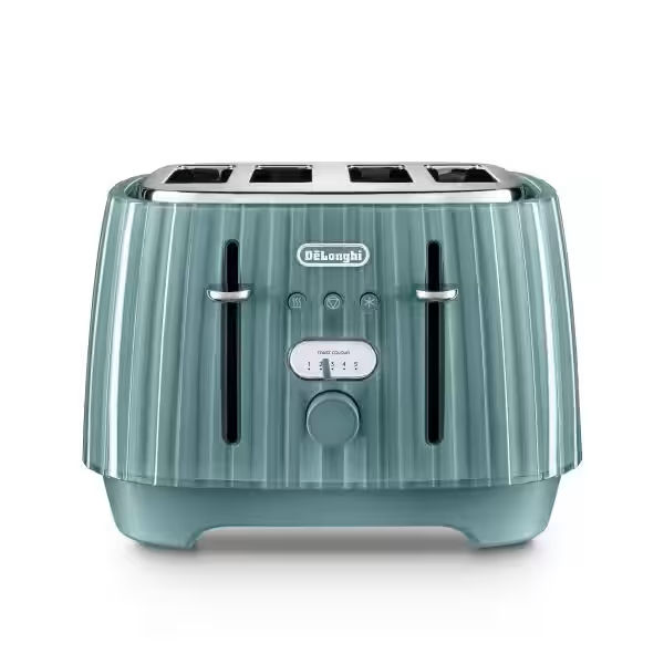 DeLonghi Ballerina 4 Slice toaster - Laguna Green CTD4003.GR