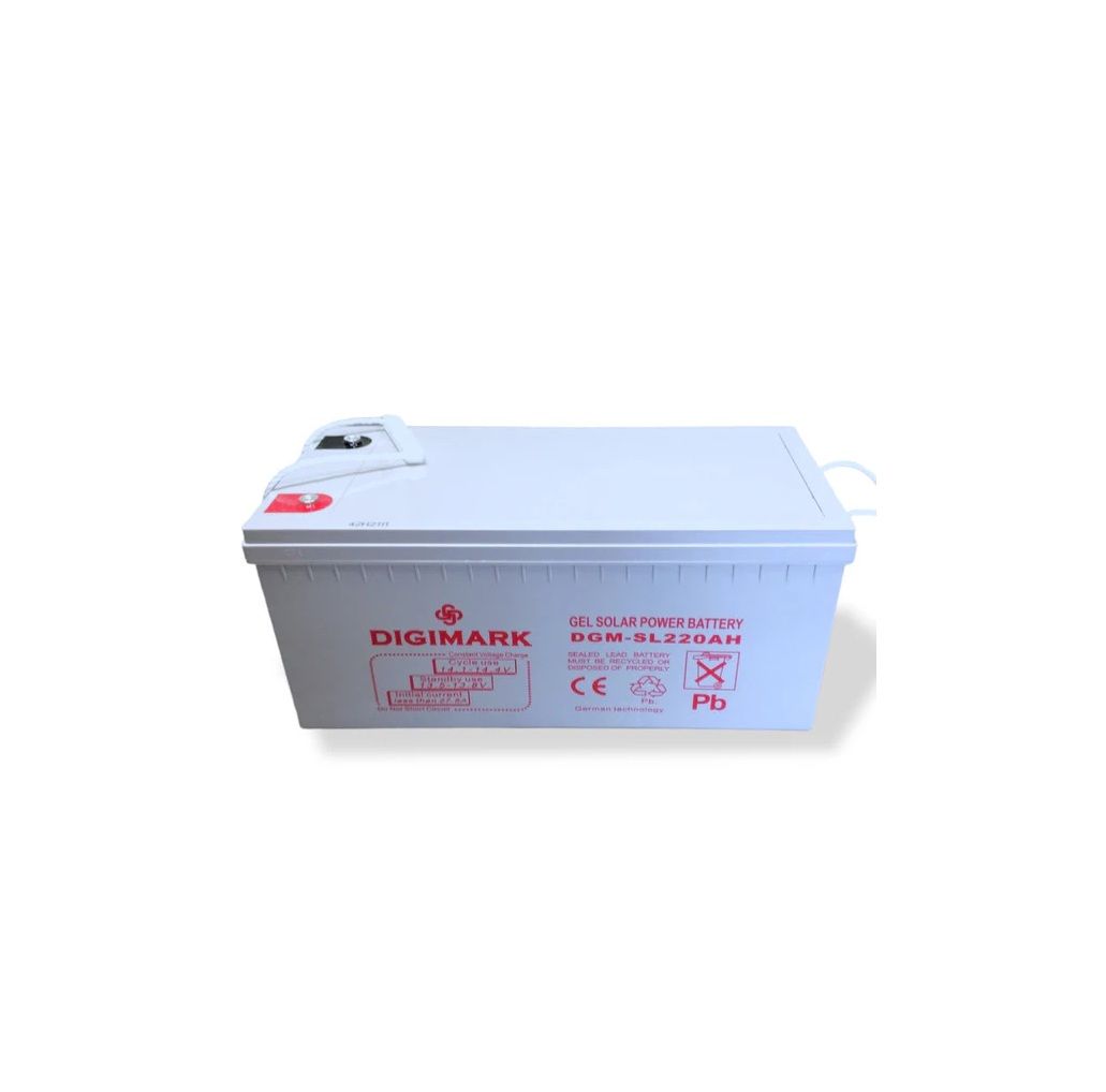 Digimark 220Ah 12v Gel Solar Rechargeable Battery- DGM-SL220AH