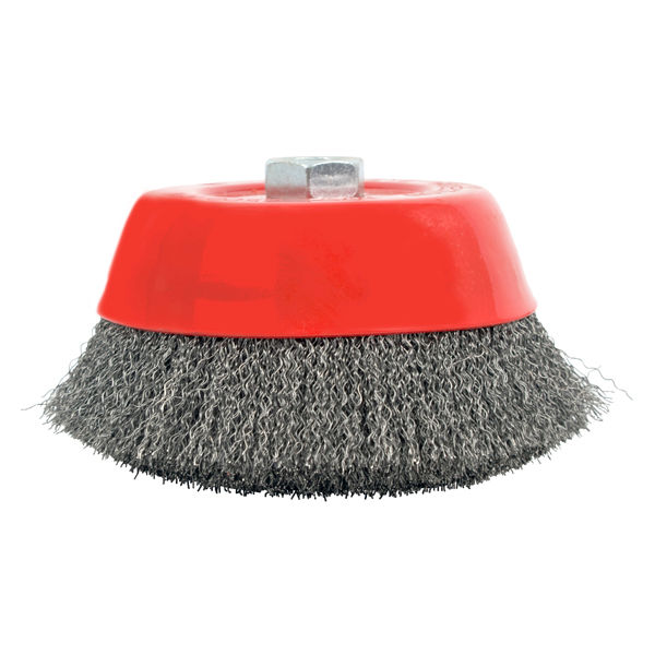 Wire Cup Brush Crimped Plain 150Mmxm14 Bulk