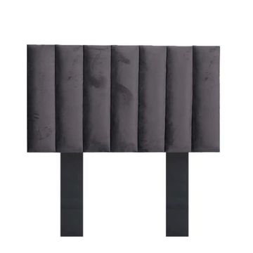 Izzy Floating/Standing Headboard - King - Dark Grey