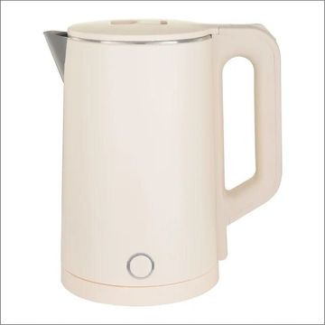 Stainless Steel Fast Quick Boil Electric Portable Water Kettle - Brown