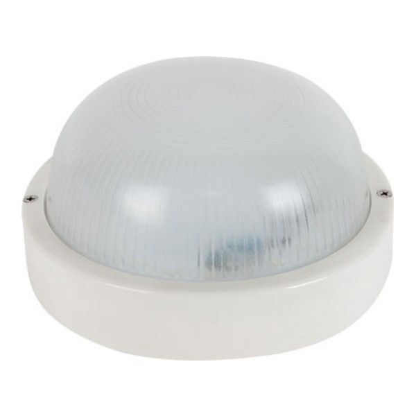 230VAC 9W White LED Bulkhead 6000K IP54