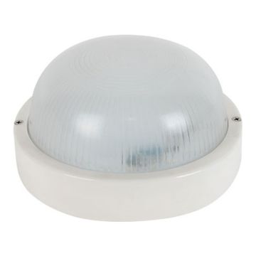 230VAC 9W White LED Bulkhead 6000K IP54