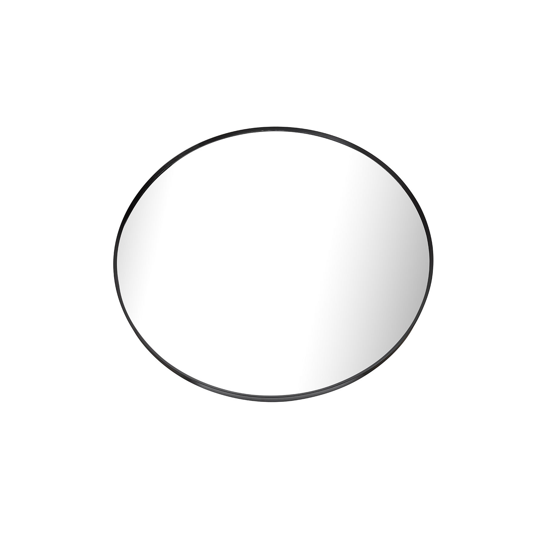 Paramount Mirrors & Prints - Slanted Frame Round Mirror