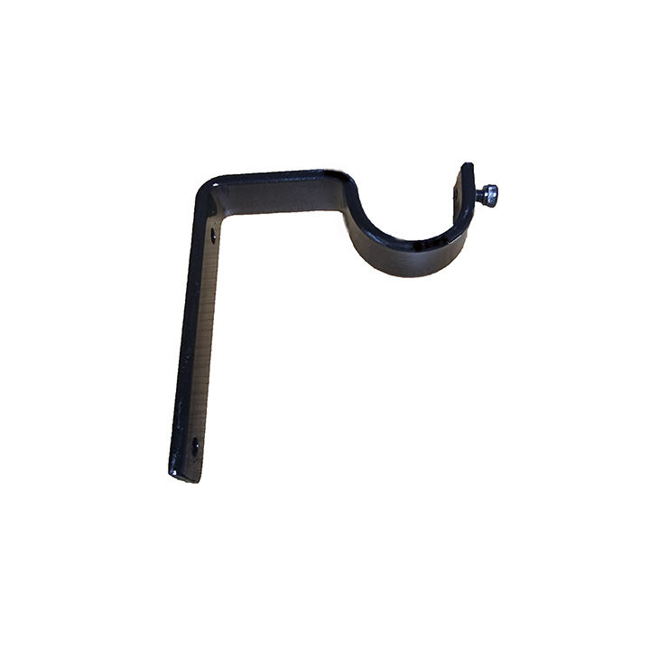 Matoc Designs 32mm Single Metal Bracket - Black - (Pack of 3)