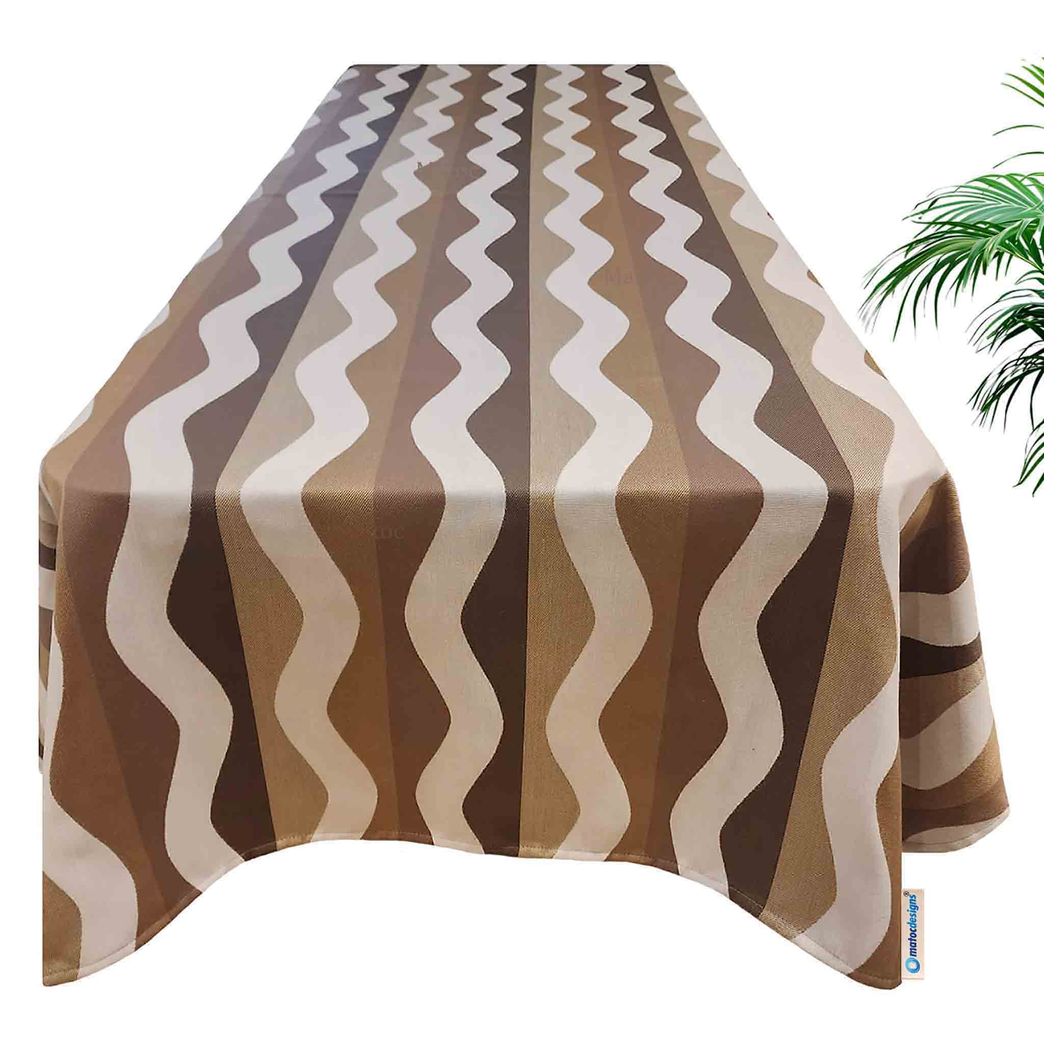 Matoc Designs Tablecloth - Indoor/Outdoor - Progress Almond - 320x130cm