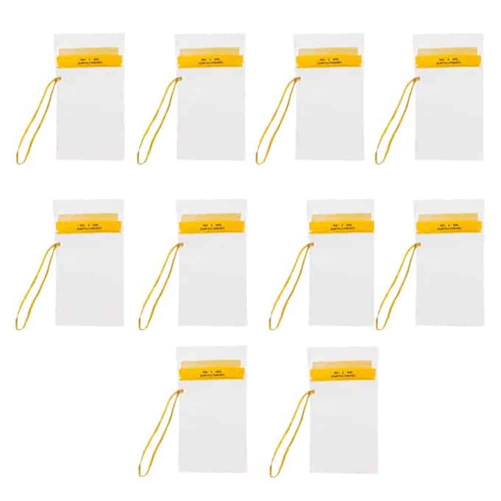 Navstar Splash Proof Phone Tablet Document Zipper Pouch- 15 x 103 cm- x10