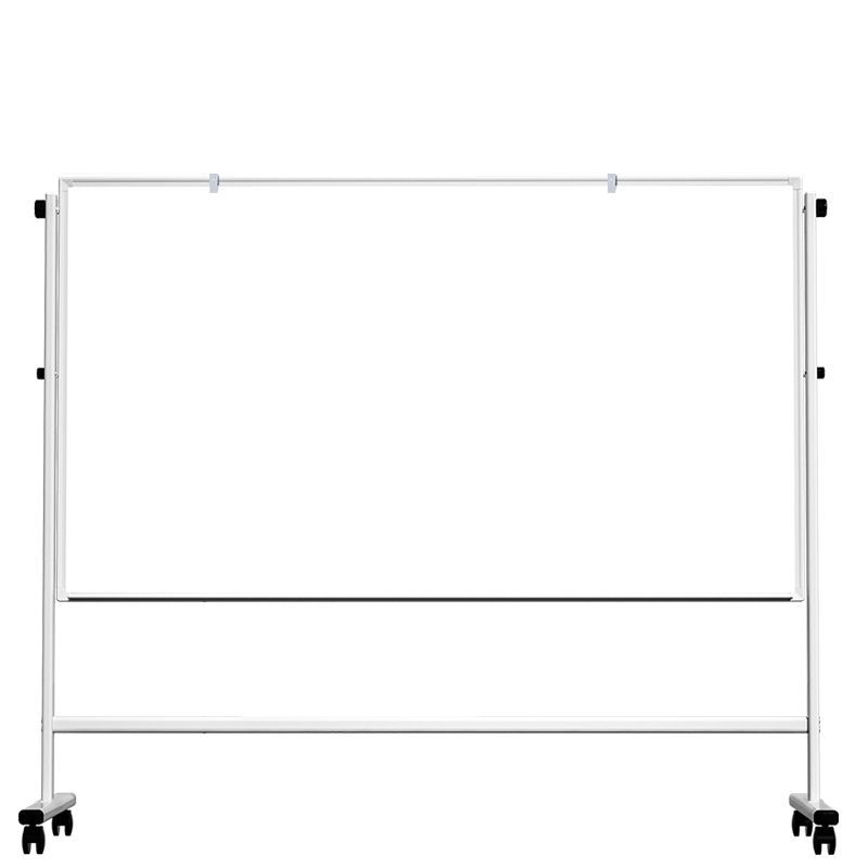 Deli Mobile Whiteboard 900x1800mm, Double side, Hight adjustable- 2 Whiteboard Markers, 4 Magnets & Eraser