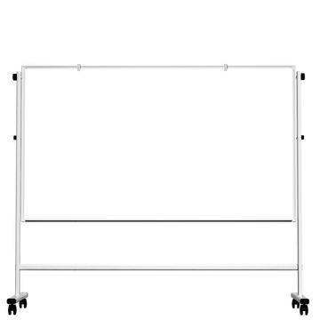 Deli Mobile Whiteboard 900x1800mm, Double side, Hight adjustable- 2 Whiteboard Markers, 4 Magnets & Eraser