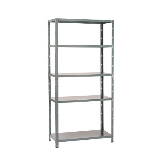 Spaceo metal shelving 5 tiers w90xd40xh187cm