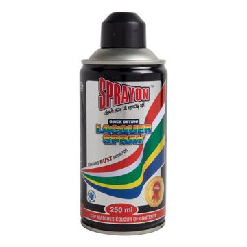 Sprayon - Std Spray Paint Satin Black 250ml - 3 Pack