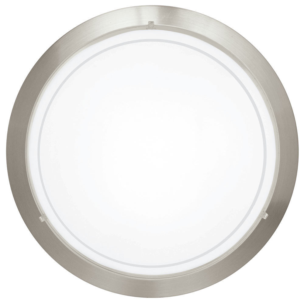 Eglo - Planet1 - Ceiling Light - 290mm - Satin Chrome - 2 Pack