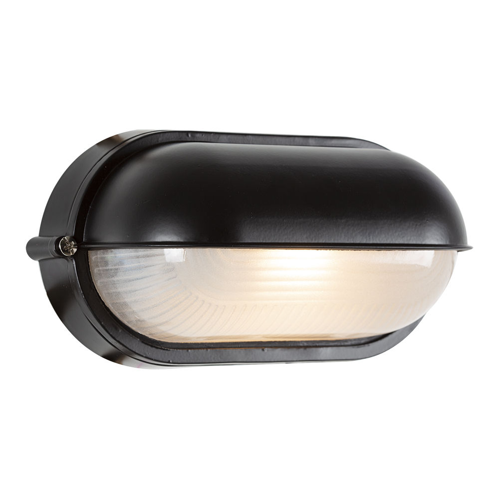 Eurolux - Oval - Small - Eyelid - Bulk Head - 210mm - Black- 2 Pack