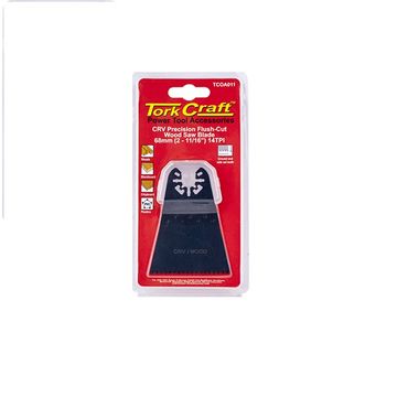 Tork Craft - Quick Change Flush Cut Wood Saw Blade 68mm - 5 Pack