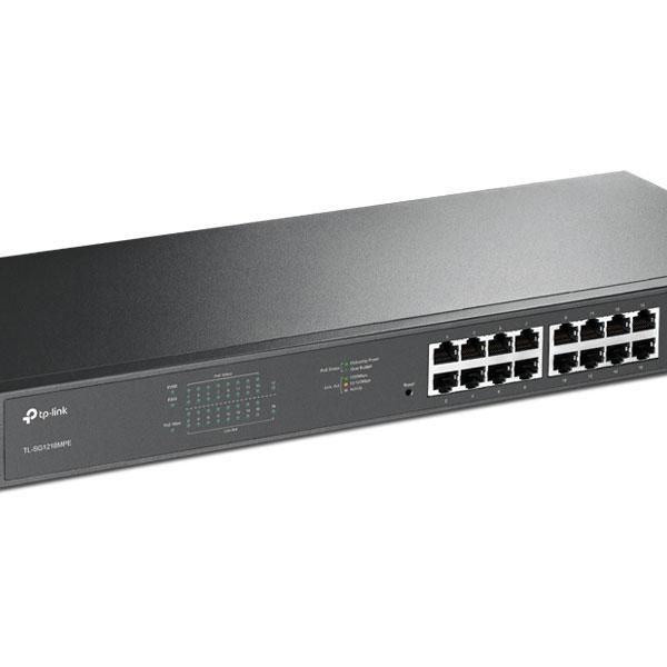 Tp-Link Tl-Sg1218Mpe 16-Port Poe+ Gigabit Rackmount Smart Switch
