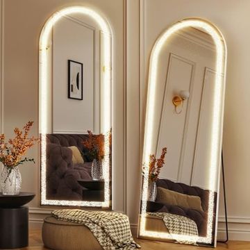 Full-Length Mirror with LED Lights