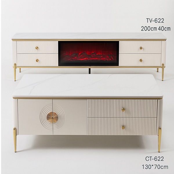 Prestige Home - Ella TV Stand and Coffee Table Set Combo Special