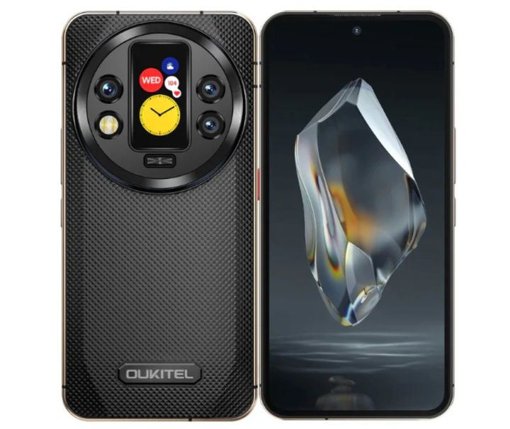 Oukitel WP200 PRO – 5G Rugged Phone with 108MP, Android 15, 24GB RAM 1TB ROM, NFC, Earphone BLACK